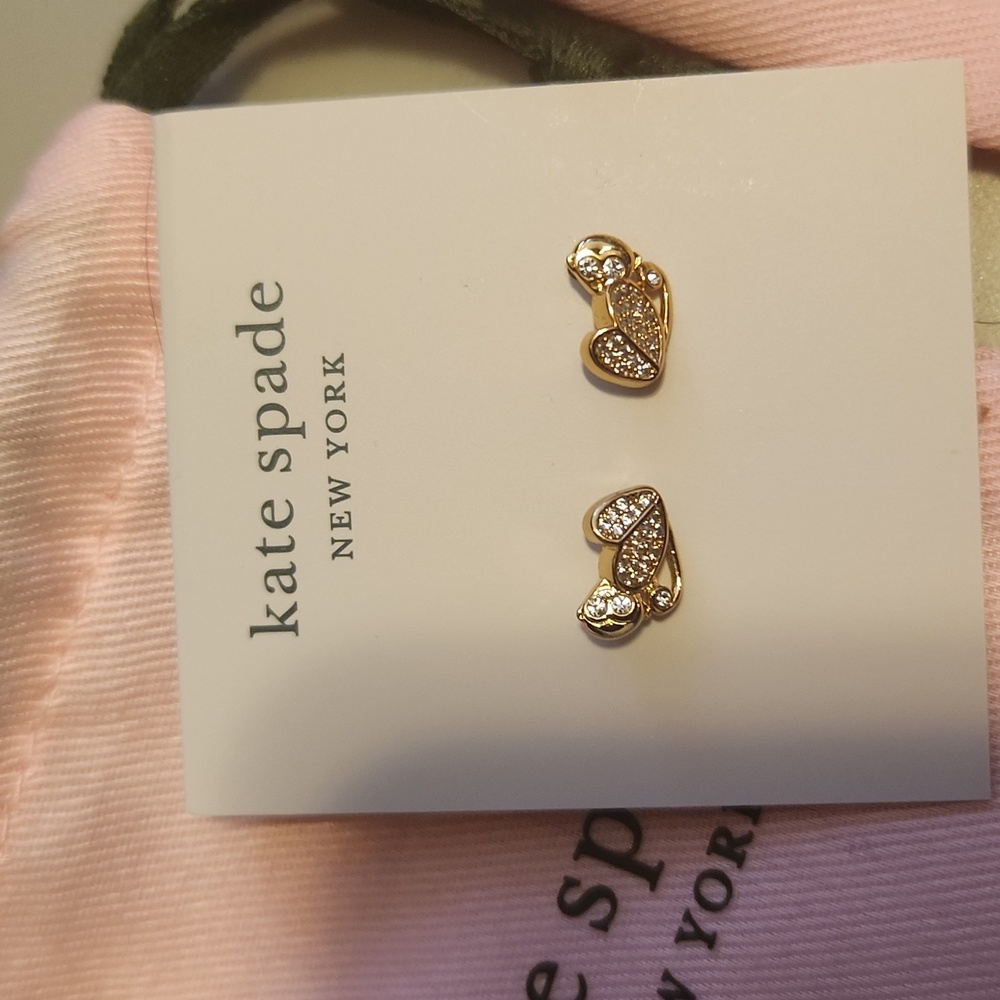 Kate Spade Gold and Silver Stud Earrings - Picture 4 of 5